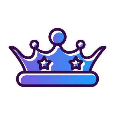 Kraliyet taç vektör illüstrasyon tasarımı