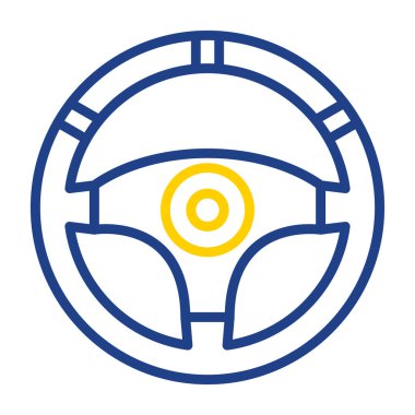 araba lastiği ikonu vektör çizimi