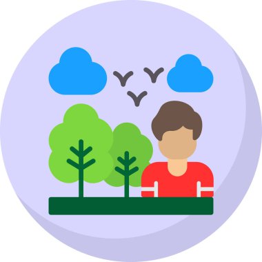 Ağaçlı Maceracı 'nın vektör simgesi