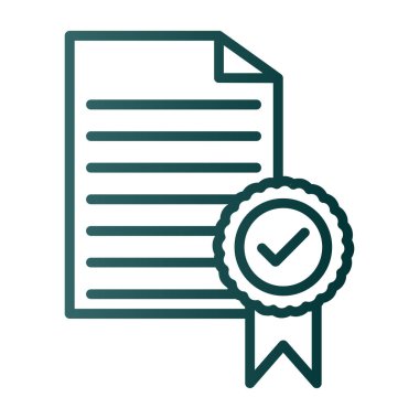 diploma. Web simgesi basit illüstrasyon