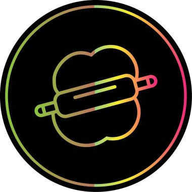 pişirme pan simgesi, vektör çizim