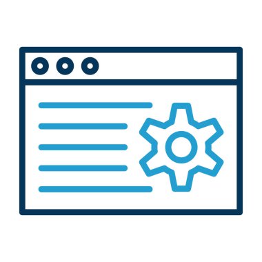 seo ve pazarlama satırı vektör simgesi.