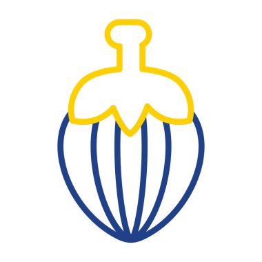 Fındık hattı simgesi, vektör illüstrasyonu