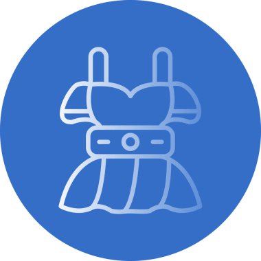 elbise simgesi, vektör illüstrasyonu basit tasarım