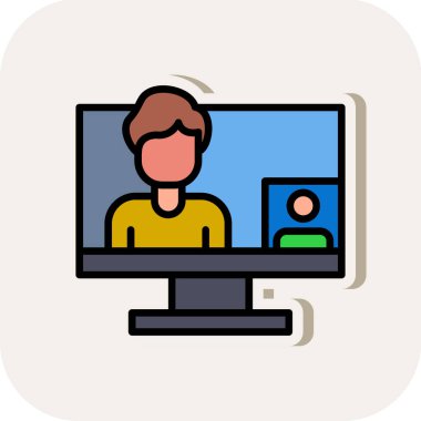 Çağrı merkezi renk ikonu vektörü. merkez destek merkezi çağrı işareti izole sembol illüstrasyonu