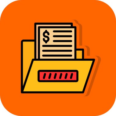 fatura belgesi ses simgesi doldurulmuş taslak biçimi