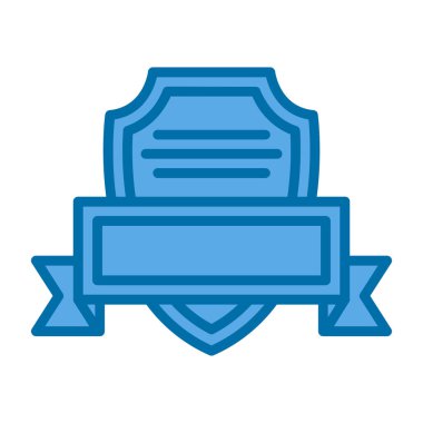 Sertifika vektörü ince çizgi simgesi