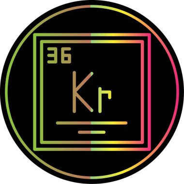 Modern bir simgenin vektör illüstrasyonu