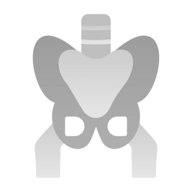 Modern siluet simgesinin vektör çizimi