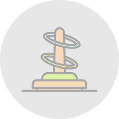 halka atma simgesi, vektör illüstrasyonu 