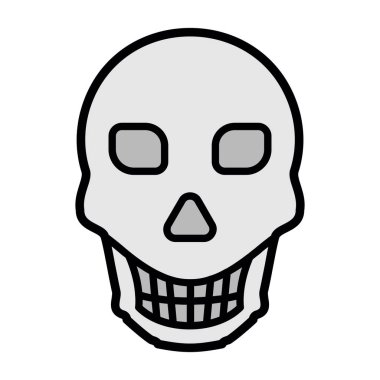 Kurukafa simgesi vektör illüstrasyonu