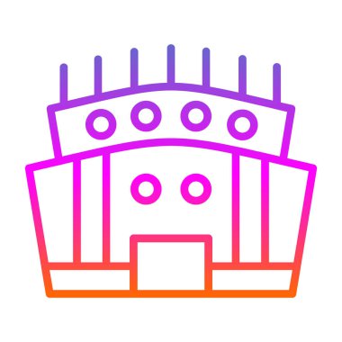 Tek bir simgenin vektör illüstrasyonu