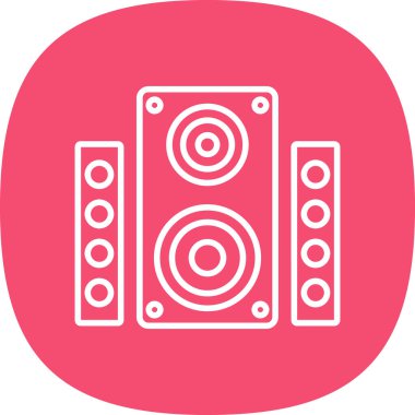 hoparlör simgesi, vektör illüstrasyonu basit tasarım