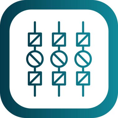 Seo simgesinin vektör illüstrasyonu