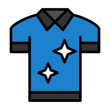 Lekesiz çamaşır ve giysi tasviri için taze ve temiz giysi simgesi