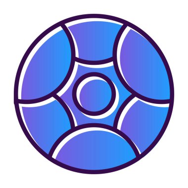 Top. Web simgesi basit illüstrasyon