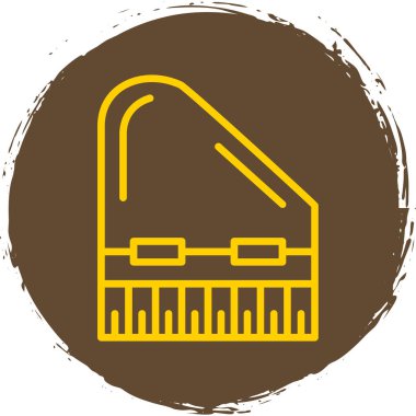 Bir araba simgesinin vektör illüstrasyonu