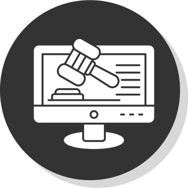 Hukuk hukuku simgesi, basit biçim