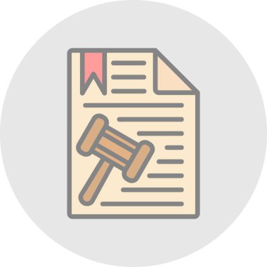 yasal belge vektör çizim tasarımı 