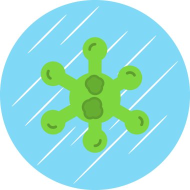 Virüs ikonu vektör illüstrasyonu