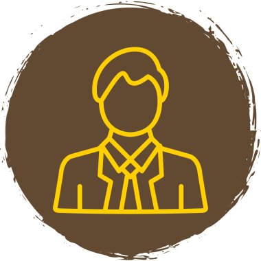 Adamım. Web simgesi basit illüstrasyon 