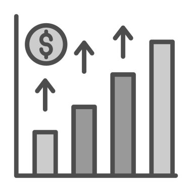 Ok vektör tasarımı illüstrasyonlu dolar işareti