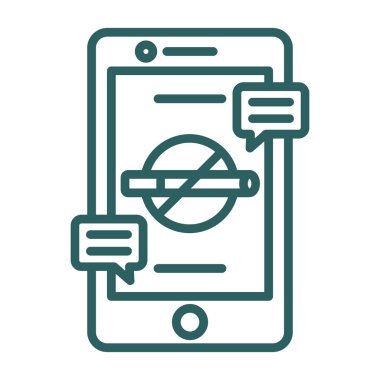 vektör telefon simgesi çizimi