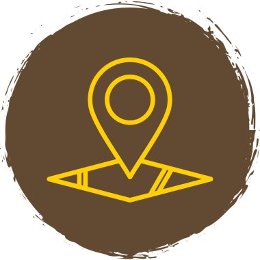 konum pin konum simgesi, vektör arkaplan 