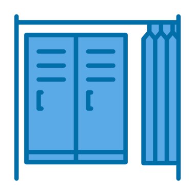 Mobilya. Web simgesi basit illüstrasyon