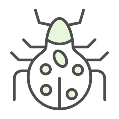 Böcek. Web simgesi basit illüstrasyon 