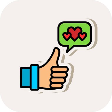 Simge vektör illüstrasyonu gibi