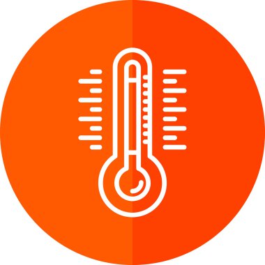 sıcaklık web simgesi, vektör illüstrasyonu 