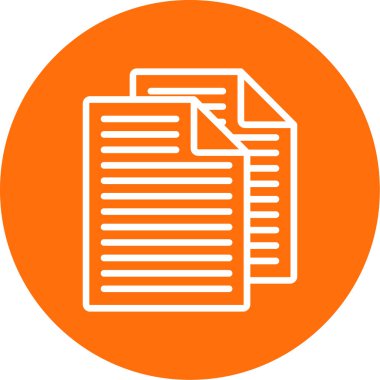 belge simgesi vektör illüstrasyonu 