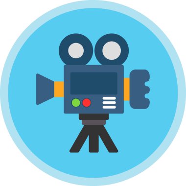 Web için sinema ikonu vektör simgesi