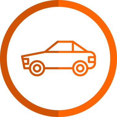 - Araba. Web simgesi basit illüstrasyon 