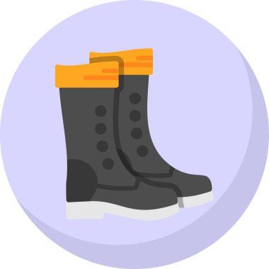 yürüyüş botları simgesi, vektör illüstrasyon tasarımı