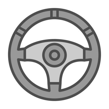 Hadım öküz tekerlek vektör çizim