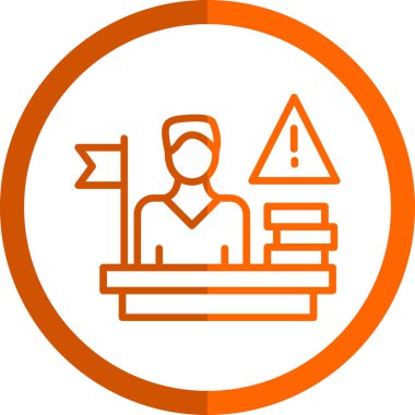 Pano simgesine sahip adam modadan izole edilmiş arka planda