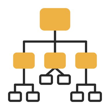 vektör ağ simgesi çizimi