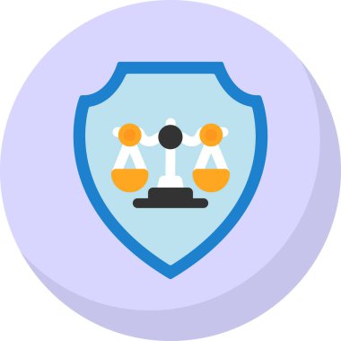 Güvenlik. Web simgesi basit illüstrasyon