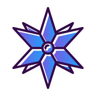 Modern simge vektör resimlemesini pusula