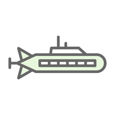 Denizaltı vektör simgesi 