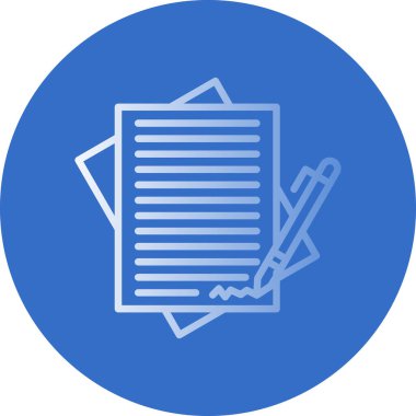 kağıt belge vektör çizgisi simgesi