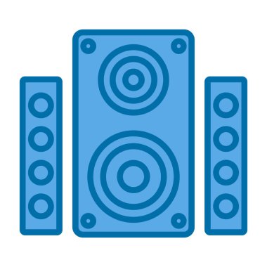 hoparlör simgesi, vektör illüstrasyonu basit tasarım