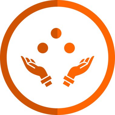 Eller. Web simgesi basit illüstrasyon