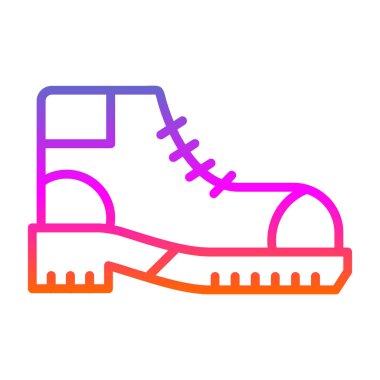 Yürüyüş çizimi simgesi, vektör illüstrasyonu