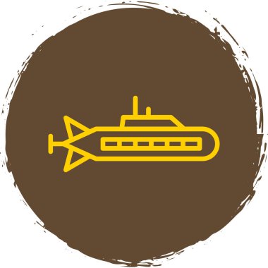 Denizaltı vektör simgesi 