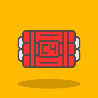 Boks eldivenlerinin düz simgesi