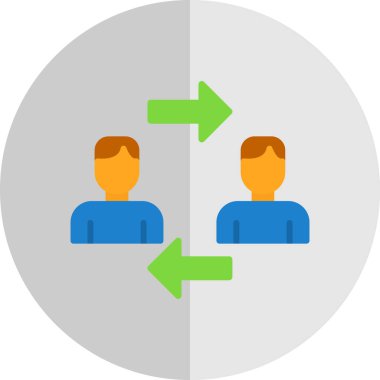 iş ve finans vektör simgesi