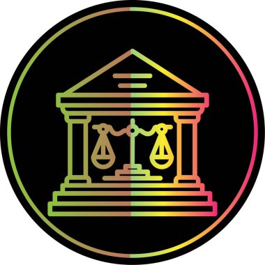 Banka. Web simgesi basit illüstrasyon